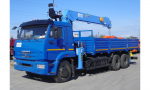 Бортовой автомобиль КАМАЗ-65117-6010-78 (6х4) с КМУ Dongyang SS1926(Корея)
