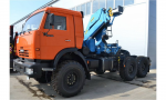Седельный тягач КАМАЗ-44108-010-10 (6х6) с краном-манипулятором ИНМАН ИМ 150